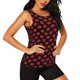 thumbnail image 2 of Fotbe Sexy Red Lips Kiss Blusas Sin Mangas para Mujer – Estilo Casual, Corte Suelto, Slim-Fit, Cuello Redondo Deportivo, Tops de Verano para Gimnasio y Yoga-Large, 2 of 7