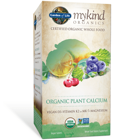 Garden of Life Organic Plant Calcium Tablets, 180 (Best Organic Calcium Supplement)
