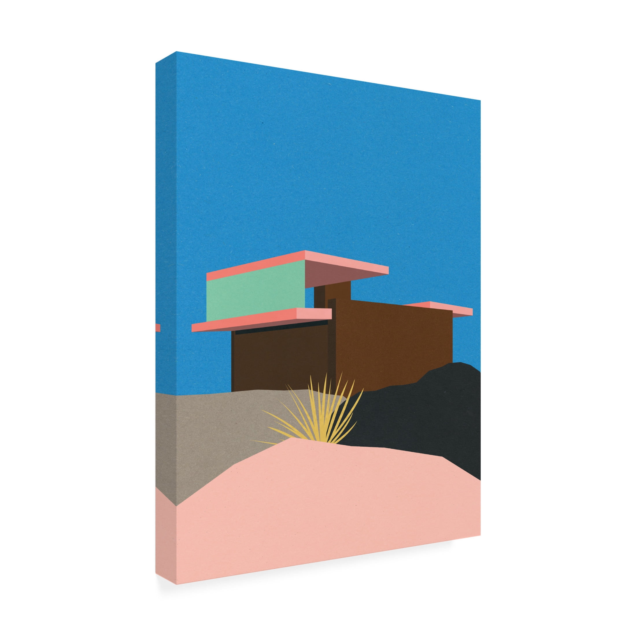 Trademark Fine Art Rosi Feist Kaufmann Desert House Canvas Wall Art