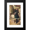 thumbnail image 2 of Briton Riviere 10x14 Black Modern Framed Museum Art Print Titled - At the Garden Gate (1887), 2 of 5