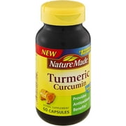 3 Pack of Nature Made Tumeric Capsules 500 Mg, 60ct (180 Ct Total)