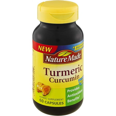 3 Pack of Nature Made Tumeric Capsules 500 Mg, 60ct (180 Ct Total)