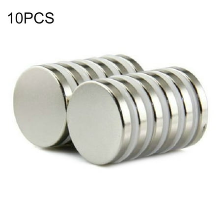 

SouthEle 10Pcs 20x3mm N50 Round Disc Strong Blocks Rare Earth Neodymium Fridge Magnets