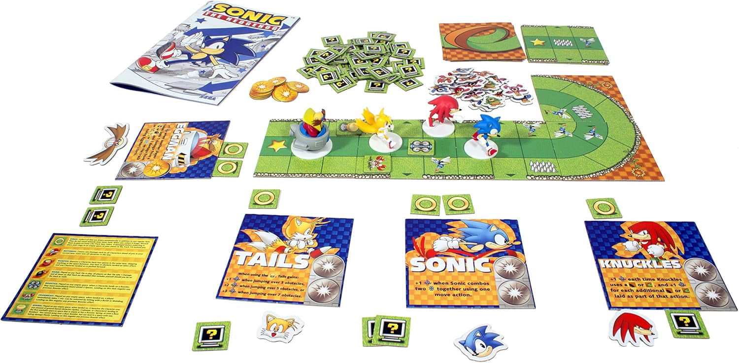Sonic the Hedgehog Crash Course Board Game - Fast Racing Game by IDW Games
