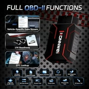 KONNWEI MAXOBD Full System Bluetooth ODB2 Code Reader Diagnostic Scanner Tool Check Engine,Voltage Test,I/M Readiness,Data Stream,Auto VIN,for iOS & Android System