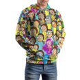thumbnail image 6 of Rick And Morty Unisex Adult Hoodie Casual Hooded Sweatshirt Pullover Novelty 3D Printed Sweater Jacket 2XL, 6 of 8