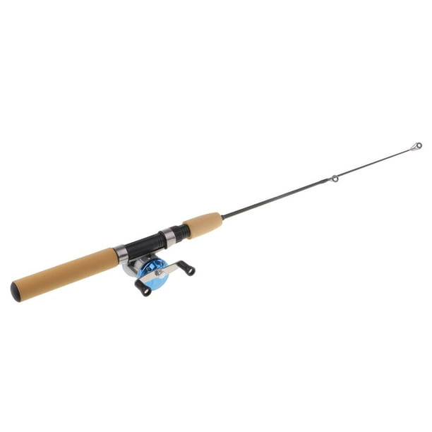 Mini Handy Ice Fishing Rod Hard Carbon Winter Fishing Pole with 2 Rod  Guides Length 75cm 