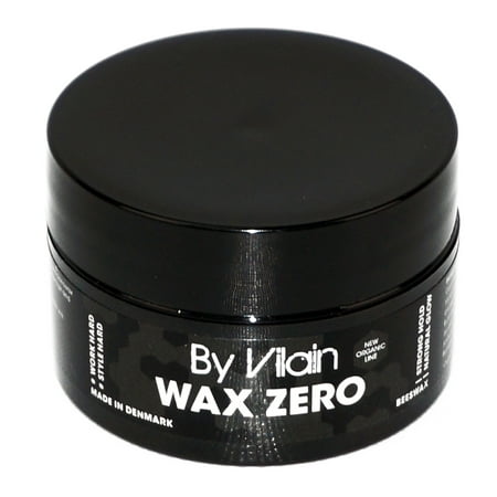 By Vilain Wax Zero Hair Styling Wax Natural Finish Strong Hold (Best Strong Hold Wax)