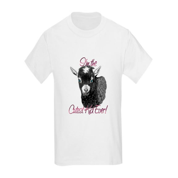 CafePress - Goat Cutest Kid Ever Kids T Shirt - Kids Light T-Shirt