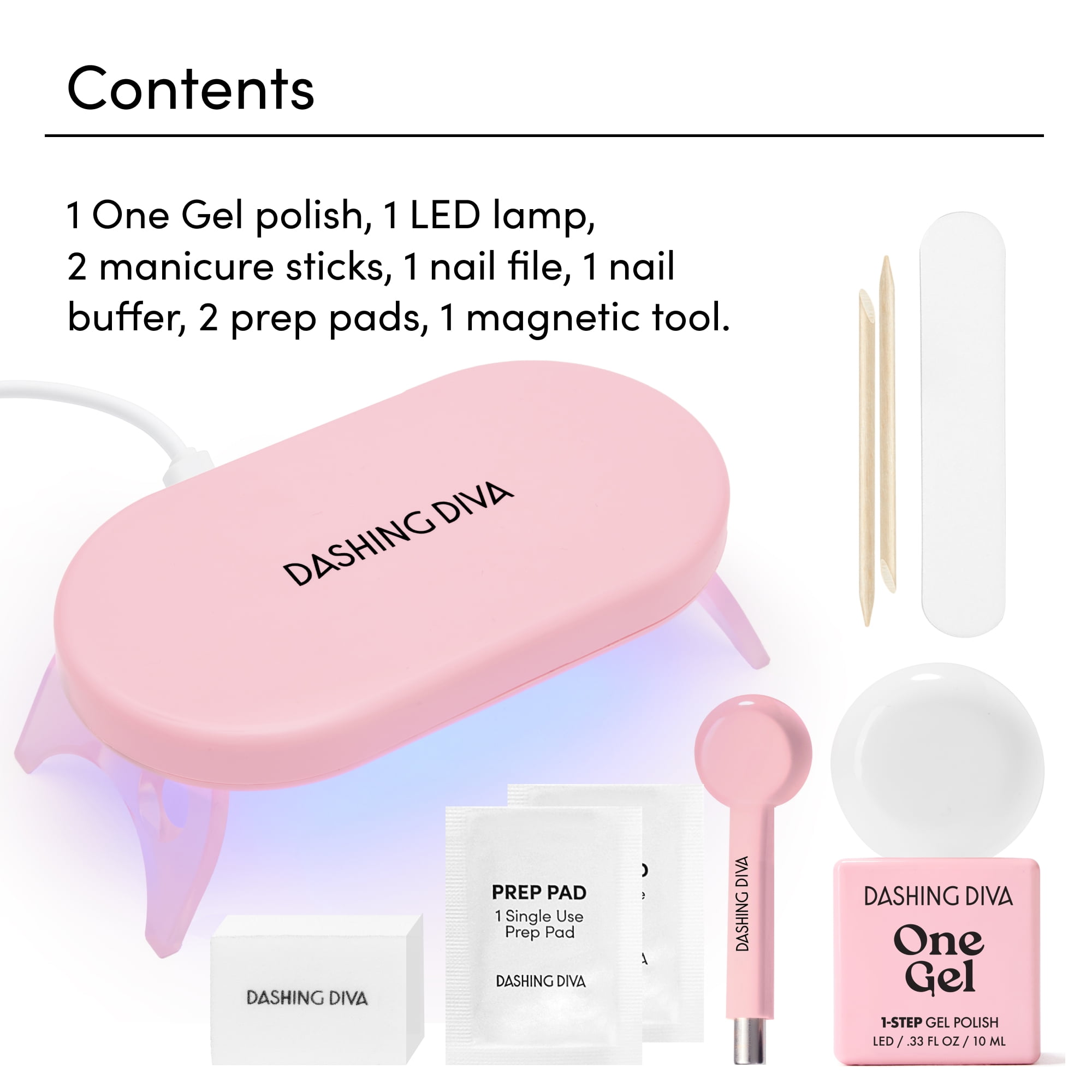 Dashing Diva ONE GEL Magnetic Starter Kit, Moment, 0.33oz
