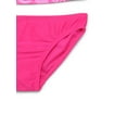 thumbnail image 2 of Wonder Nation Girls Rash Guard and Bottoms Swimsuit Set with UPF 50+, 2-Piece, Sizes 4-18 & Plus, 2 of 3