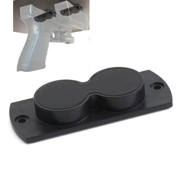 JUNTEX Black Magnetic Vehicle Guns Mount Storage Holder Fits for Guns Pistols Rifles