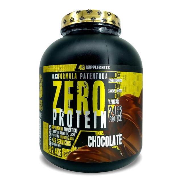 Proteína Zero Hidrolizada 2.4 Kg Chocolate 43 Supplements 43SUPZEROCHOCOLATE2.4