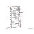 thumbnail image 6 of Simpli Home Acadian 30W 5 Shelf Ladder Bookcase (Set of 2) in Black, 6 of 6