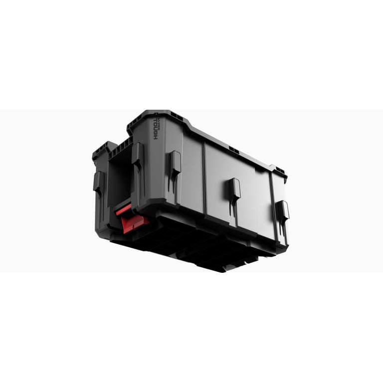 Hyper Tough Hyper Stack Interlocking Storage Crate, Black