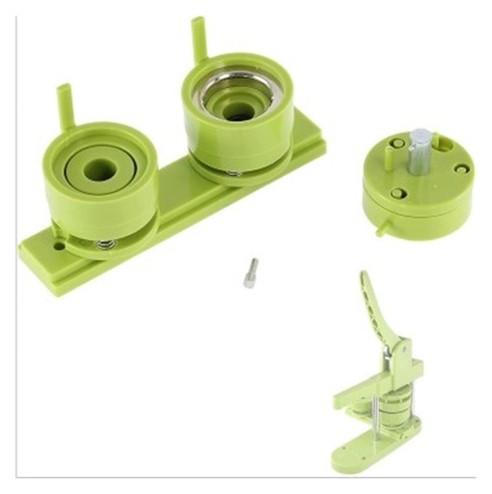 Badge Button Maker Machine DIY Pin Button Maker 25-58MM Interchangeable Die , Badge Punching Die Round Button Dies