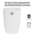 thumbnail image 4 of WASHWEPE Trashcans For Kitchens White PP Odor Reduction Household Use 1Pack, 4 of 8