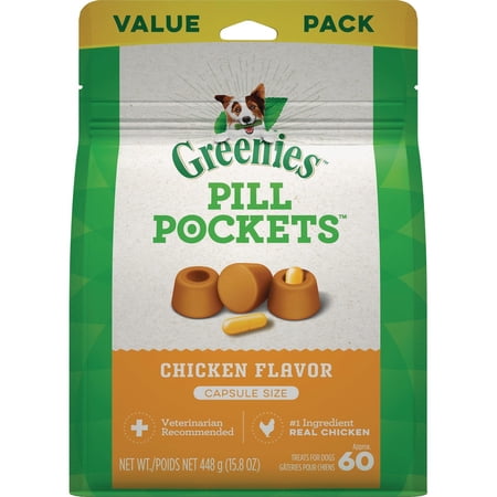 ADMC Greenies Pill Pockets Dog Treat - Pack of 4