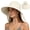 Beige, variant on Ruqizhi Sun Hats for Women with Neck Flap Ponytail Hole Women Sun Hats Rollable UV Protection Fishing Hats Wide Brim UPF 50+
