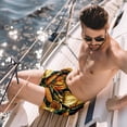thumbnail image 2 of luoweisi Men's Beach Shorts Quick Dry Swim Trunks with Mesh Lining Thanksgiving Corn XL, 2 of 5