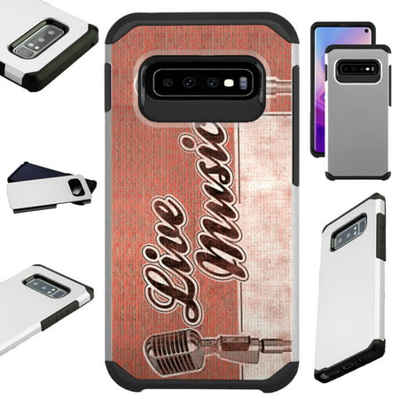 Compatible Samsung Galaxy S10 S 10 5G (2019) Case Hybrid TPU Fusion Phone Cover (Live