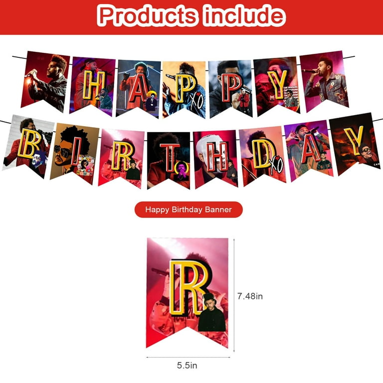  28 Singer Party Decorations, 3D Singer Birthday Decorations Set  includes Singer Cupcake Topper, Banner, Centerpieces and Swirls, Singer  Birthday Party Decorations : Home & Kitchen