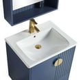 thumbnail image 3 of Venezian Collection - 24" Single Navy Blue Bathroom Vanity, - Brass Handles.&nbsp;, 3 of 9