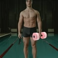 thumbnail image 3 of OULII adults Dumbbells EVA Pink for Functional Training 1Set, 3 of 8