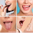 thumbnail image 4 of Raspador de lengua, 2 raspadores de lengua de acero inoxidable, limpiador de lengua, raspador de lengua, eliminar el mal aliento, aliento fresco (oro rosa) JM, 4 of 5