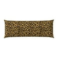 thumbnail image 2 of Lsque Gold Glitter Leopard Body Pillow Case Cover,Ultra-Soft Microfiber Bed Pillow Cases 20x54 inches,Elegant Bedding,Breathable Durable Pillow Cover with Envelope Closure, 2 of 8