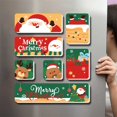 thumbnail image 1 of Puntoco 7 pegatinas magnéticas navideñas para refrigerador, suaves y magnéticas, para decoración navideña de Papá Noel, 1 of 7