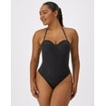 thumbnail image 5 of Maidenform Multiway Tummy Control Shapewear Thong Bodysuit, Built-in Balconette Bra Black S Women's, 5 of 9