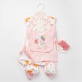 thumbnail image 2 of Gibobby 8Pcs Infant Newborn 6-9 Months Unisex Fall Winter Clothes Sets Jumpsuit+Romper+Tops+Hat+Pants+Bib+Sock Shoses Outfits Set Casual Daily Wear Newborn Gift Layette Outfit Set,Pink, 2 of 6