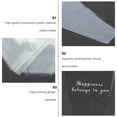 thumbnail image 6 of 100 Pcs Flower Packaging Bag Floral Arrangement Bags Plastic for Bouquet Wrapping Sleeve Single Florist, 6 of 6