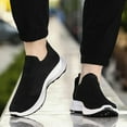 thumbnail image 2 of Womens Slip On Sneakers Comfortable Dates Slip On Design With Full Toe Coverage Year Round Use Womens Running Shoes Black 37, 2 of 8