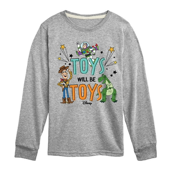 Toy Story - Toys Will Be Toys - Toddler & Youth Long Sleeve Graphic T-Shirt
