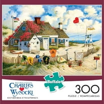 Buffalo Games Charles Wysocki Rootbeer Break 300-Piece Interlocking Jigsaw Puzzle for Adults Ages 14 
