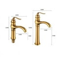 thumbnail image 6 of Luxury Basin Faucet Modern Bathroom Washbasin Faucet Gold Hot Cold Mixer Tap Basin Sink Faucet Single Handle Kitchen Accessories, 6 of 6