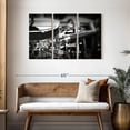 thumbnail image 3 of Elephant Stock Muscle Car Engine Wall Art - Horizontal Multi Panel Canvas - Living Room Wall Decor - Transportation Multi Panel - Black And Gray Decor - 45" x 28", 3 of 8