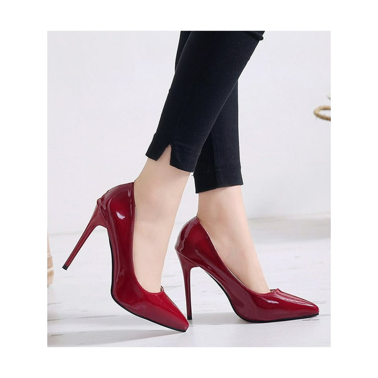 Wine red shop pumps
