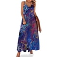 thumbnail image 1 of Vestido sin mangas con caca de unicornio Vestido de verano Vestido largo de verano para mujer, 1 of 7