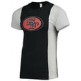 thumbnail image 2 of Men's Refried Apparel Black/Heathered Gray San Francisco 49ers Sustainable Split T-Shirt, 2 of 3