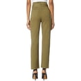 thumbnail image 2 of Hudson Womens Belted Ankle Paperbag Pants Green 25, 2 of 2