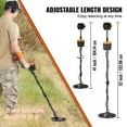 thumbnail image 5 of VEVOR Metal Detector,  Adjustable 30-55“ Professional Gold Detector type 5, High Accuracy LCD Display, IP68 Waterproof  for Outdoor Hiking, 5 of 10
