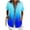 Cute Graphic Tee Tops-Blue#4, variant on Womens Tops Plus Size 4x 5x Casual Waffle-Weave Button-Down Denim Cute Graphic Tee Gradient-Color Loose-Fit Short-Sleeve Collared Summer T-Shirts Blue XXL