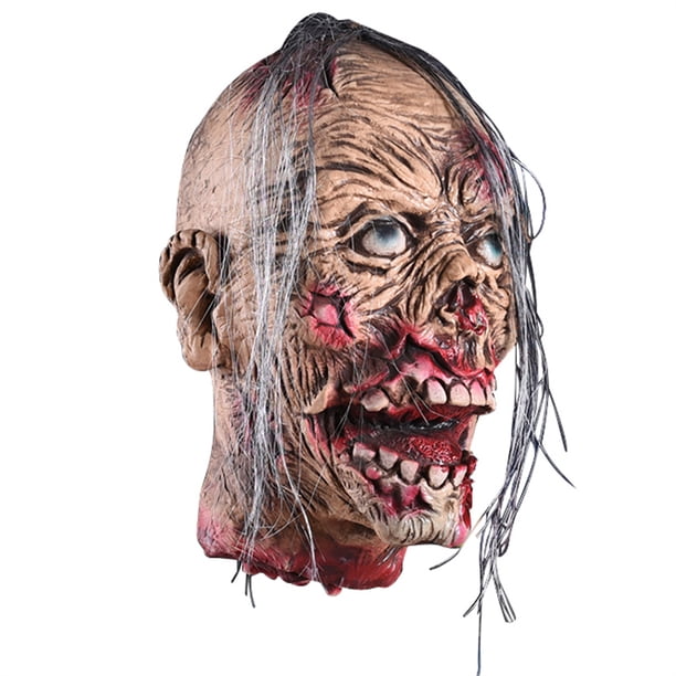 Cateissary Cabeza colgante para fiesta temática de Halloween, casa embrujada de Hotel para el hogar, centro de de miedo, decoración horrible, Kits de decoración para fiestas cabeza masculina Cateissary HA007496-02B
