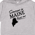 thumbnail image 3 of Inktastic Someone in Maine Loves Me Toddler Hoodie, 3 of 4