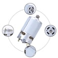 thumbnail image 2 of Motores de CC 10,8 V-25 V Micro Motor de CC de alto Torque duradero de cobre para Robot de barrido Hugtrwg Para estrenar, 2 of 9
