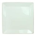 thumbnail image 1 of Benzara BM187863 Square Shape Ceramic Plate with Curved Rims - White - 8.4 x 1.25 x 8.4 in., 1 of 1