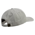 thumbnail image 4 of Arches Symbol Embroidered Big Size Washed Pigment Dyed Cap - Stone XL-3XL, 4 of 5